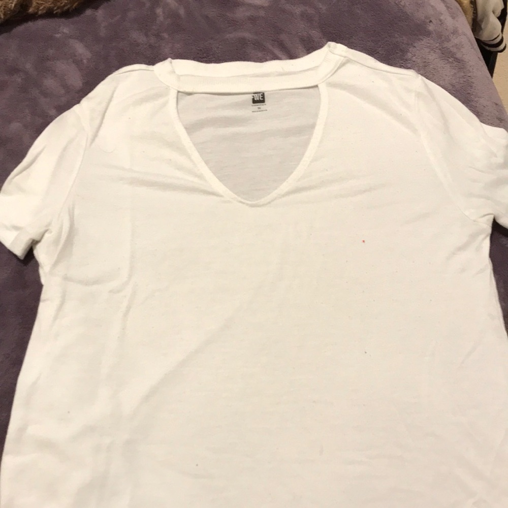 cutout white top